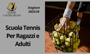 Scuola Tennis 2025/2026 per ragazzi e adulti
