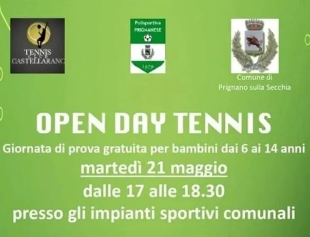 Open day di tennis a Prignano sulla Secchia